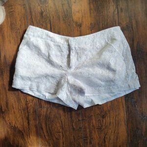 Guess White Lace Short shorts Size 29 Woman's RN#145761
